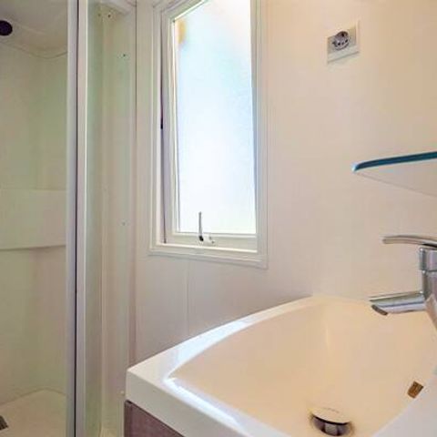 BUNGALOW 6 personnes - Mobil-home | Comfort | 3 Ch. | 6 Pers. | Terrasse surélevée | 1 SDB