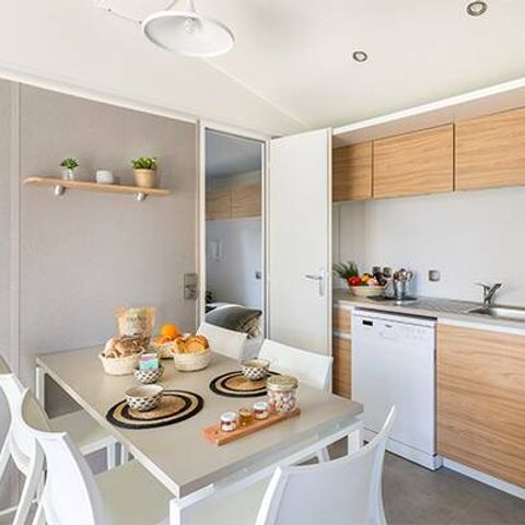 BUNGALOW 6 personnes - Mobil-home | Premium | 3 Ch. | 6 Pers. | Terrasse surélevée | TV