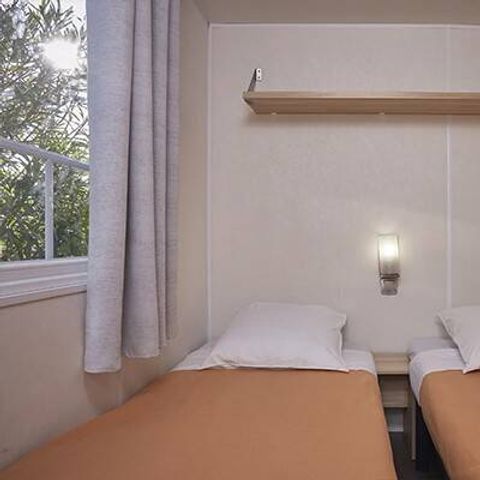 BUNGALOW 6 personnes - Mobil-home | Premium | 3 Ch. | 6 Pers. | Terrasse surélevée | Clim.