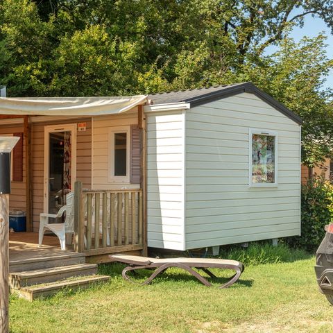 BUNGALOW 4 personnes - Mobil-home | Premium Azure | 2 Ch. | 4 Pers. | Terrasse surélevée | Clim. | TV
