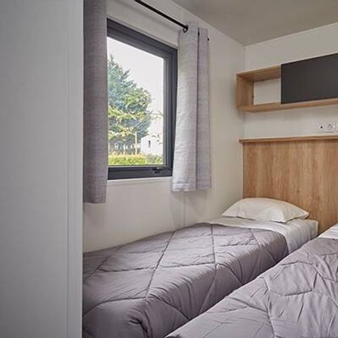 BUNGALOW 6 personnes - Mobil-home | Premium Exclusive | 3 Ch. | 6 Pers. | Terrasse surélevée | Clim. | TV