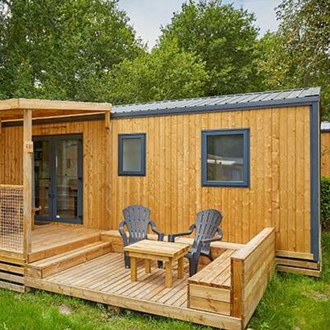BUNGALOW 6 personnes - Mobil-home | Premium Exclusive | 3 Ch. | 6 Pers. | Terrasse surélevée | Clim. | TV