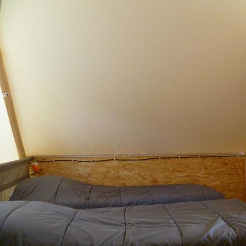 TENTE TOILE ET BOIS 4 personnes - TRAPPEUR COSY Sans sanitaires