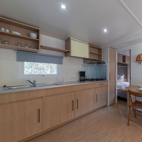 BUNGALOW 6 personnes - Comfort XL | 3 Ch. | 6 Pers. | Terrasse surélevée | Clim.