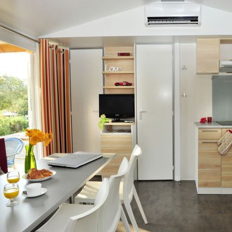 BUNGALOW 4 personnes - Comfort | 2 Ch. | 4 Pers. | Terrasse surélevée | Clim.