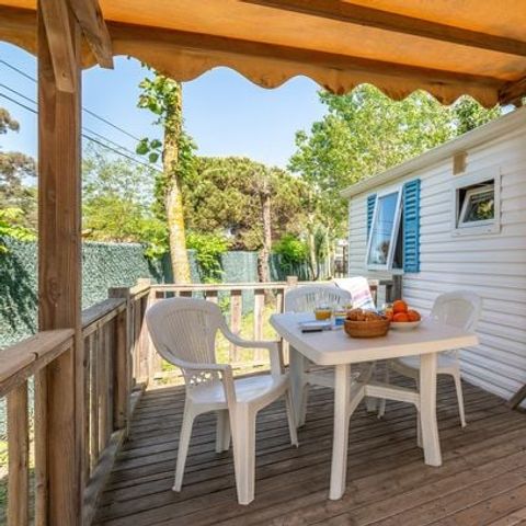 BUNGALOW 5 personnes - Comfort | 2 Ch. | 5 Pers. | Terrasse surélevée | Clim.