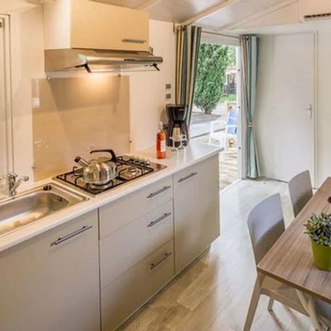 BUNGALOW 5 personnes - Comfort | 2 Ch. | 5 Pers. | Terrasse surélevée | Clim.