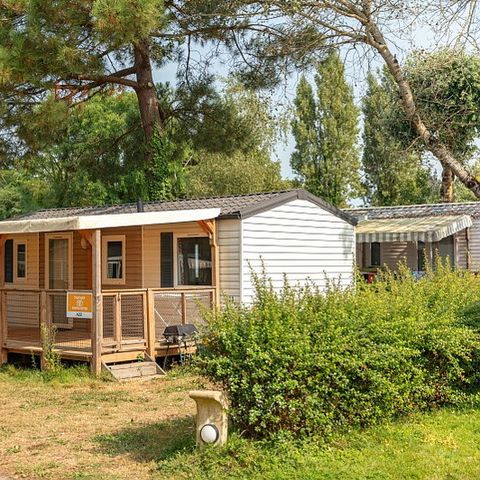 BUNGALOW 6 personnes - Mobil-home | Comfort | 3 Ch. | 6 Pers. | Terrasse surélevée