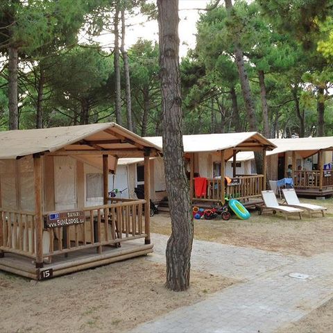 TENTE TOILE ET BOIS 5 personnes - SunLodge Safari