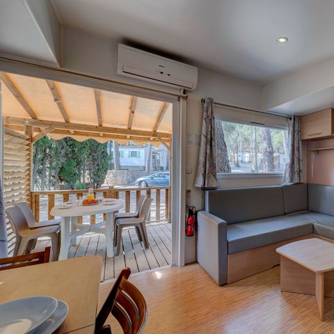 BUNGALOW 6 personnes - Comfort XL | 3 Ch. | 6 Pers. | Terrasse surélevée | Clim.