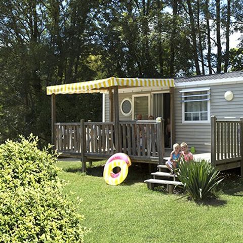 BUNGALOW 6 personnes - Comfort XL | 2 Ch. | 4/6 Pers. | Terrasse surélevée | Clim.