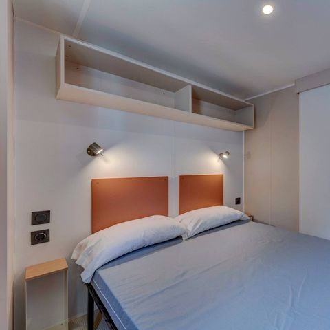 BUNGALOW 6 personnes - Comfort | 2 Ch. | 4/6 Pers. | Terrasse surélevée | Clim. | TV