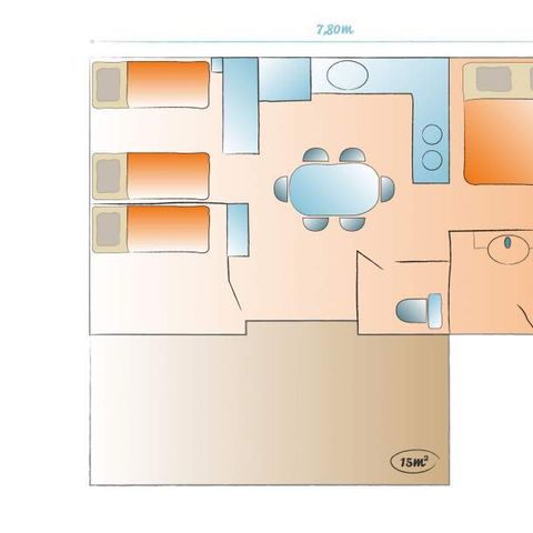 BUNGALOW 6 personnes - Cottage Family