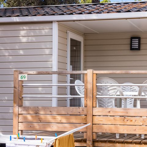 Mobilhome 6 personnes - Comfort | 3 Ch. | 6 Pers. | Terrasse simple | Clim.