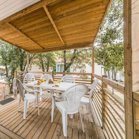 Mobilhome 6 personnes - Comfort | 3 Ch. | 6 Pers. | Terrasse simple | Clim.