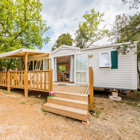 Mobilhome 6 personnes - Classic XL | 3 Ch. | 6 Pers. | Terrasse surélevée | Clim.