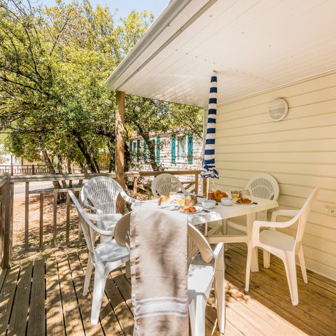 Mobilhome 6 personnes - Comfort | 2 Ch. | 4/6 Pers. | Terrasse simple | Clim.