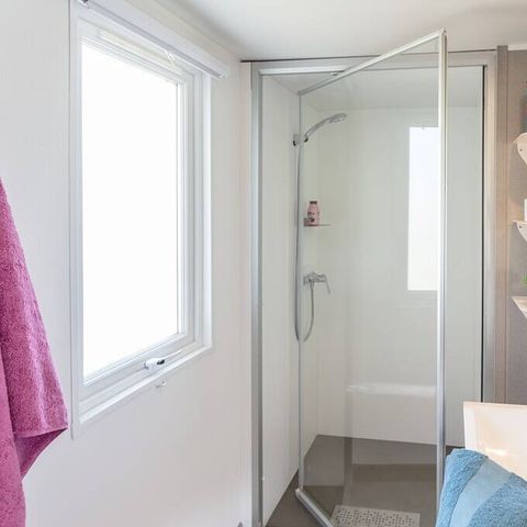 Mobilhome 6 personnes - Comfort | 3 Ch. | 6 Pers. | Terrasse Lounge | Clim. | TV