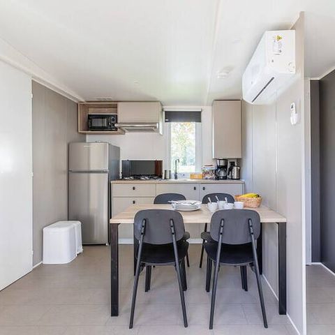 Mobilhome 6 personnes - Comfort | 3 Ch. | 6 Pers. | Terrasse Lounge | Clim. | TV