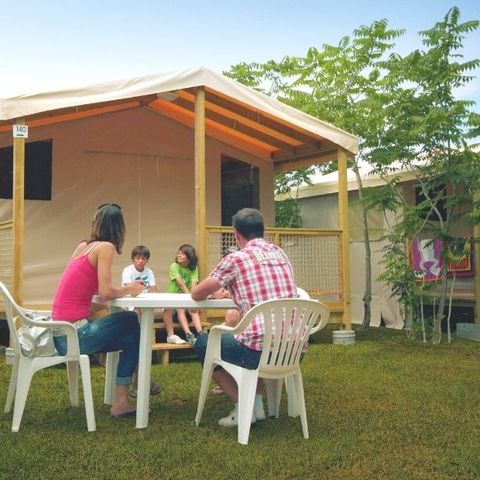 BUNGALOW TOILÉ 5 personnes - Sahari 2 chambres 19m² - sans sanitaires