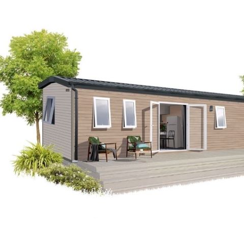 Mobilhome 8 personnes - Mobil-home Confort+ 8 personnes 4 chambres 2 sdb