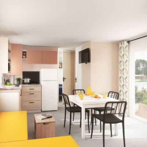 Mobilhome 8 personnes - Mobil-home Confort+ 8 personnes 4 chambres 2 sdb