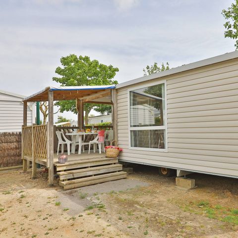 BUNGALOW 6 personnes - Mobil-home | Comfort | 2 Ch. | 4/6 Pers. | Terrasse simple