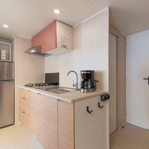 BUNGALOW 6 personnes - Mobil-home | Comfort | 3 Ch. | 6 Pers. | Terrasse surélevée | Clim.