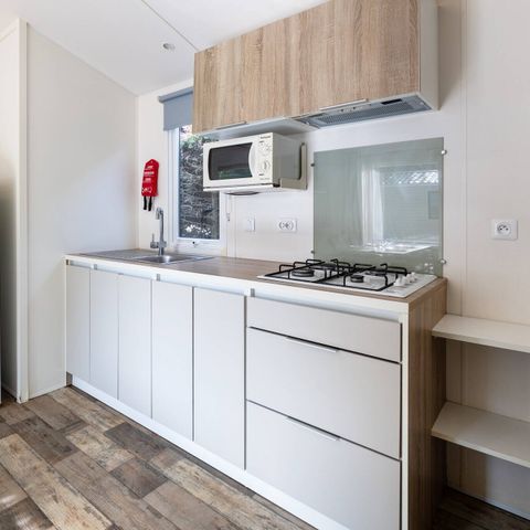 BUNGALOW 6 personnes - Mobil-home | Comfort | 2 Ch. | 4/6 Pers. | Terrasse simple | Clim.