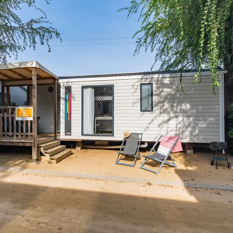 BUNGALOW 6 personnes - Mobil-home | Comfort | 2 Ch. | 4/6 Pers. | Terrasse simple | Clim.