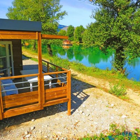 BUNGALOW 4 personnes - Loggia Confort 33m² - Bord de lac - Climatisation - TV