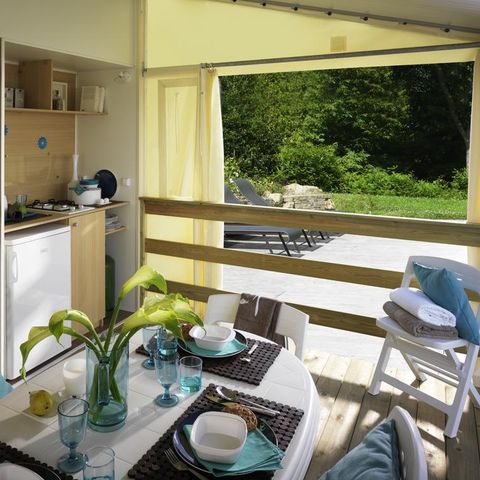 BUNGALOW 4 personnes - Cottage Toilé 21m² - sans sanitaire