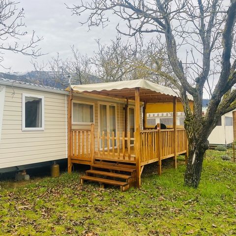 BUNGALOW 4 personnes - Mobil home Ciela Confort - 2 chambres - 2 salles de bain - Vue sur le Lac