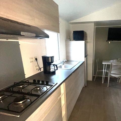 BUNGALOW 4 personnes - Mobil home Ciela Confort - 2 chambres - 2 salles de bain - Vue sur le Lac