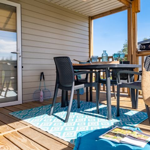 Mobilhome 5 personnes - Mobil-home Cosy LV Plancha - 2 ch - 4 ad + 1 enf - 12 ans
