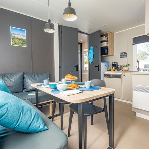 BUNGALOW 5 personnes - Mobil-home Cosy LV Plancha - 2 ch - 4 ad + 1 enf - 12 ans