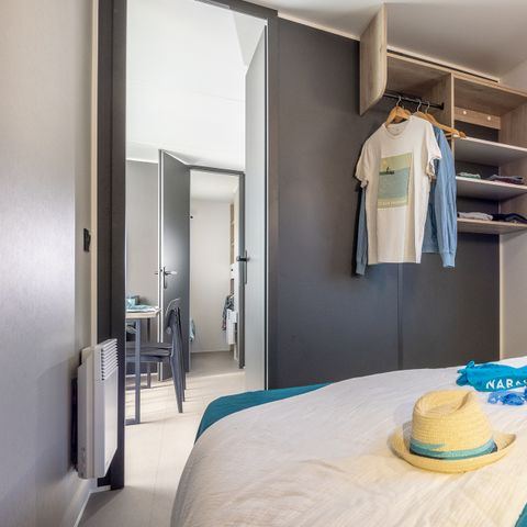 BUNGALOW 5 personnes - Mobil-home Cosy LV Plancha - 2 ch - 4 ad + 1 enf - 12 ans