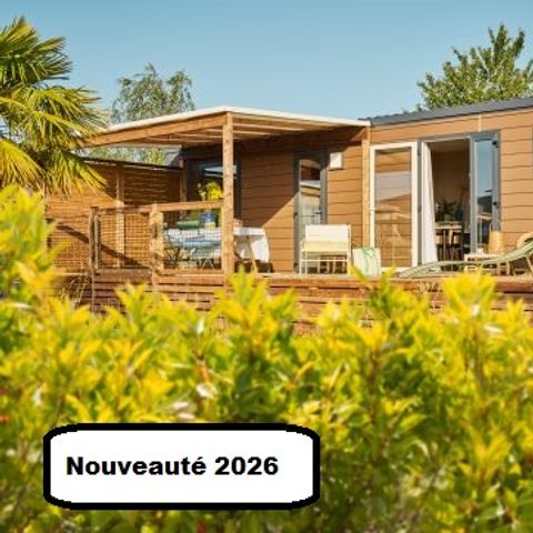 Mobilhome 6 personnes - Mobil-home Seychelles 3 chambres / climatisation, lave-vaisselle, 2 sdb