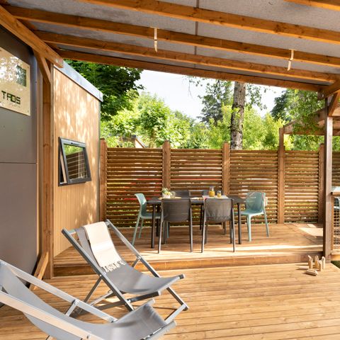 BUNGALOW 4 personnes - EXCLUSIF 2 chambres avec suite parentale