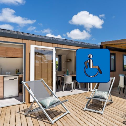 BUNGALOW 4 personnes - PREMIUM 2 chambres - PMR
