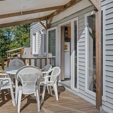 Mobilhome 8 personnes - Mobil-home | Premium | 3 Ch. | 6/8 Pers. | Terrasse surélevée
