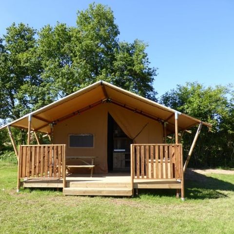 Tente en toile et en bois 6 personnes - Mouette