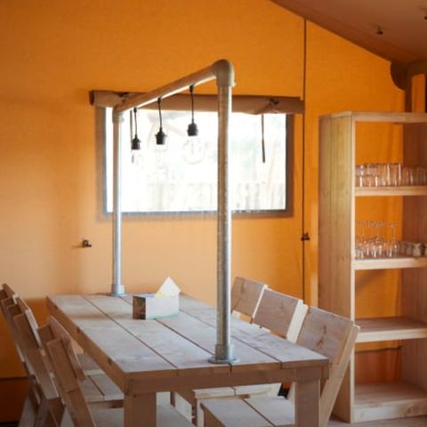 TENTE TOILE ET BOIS 6 personnes - Flétan