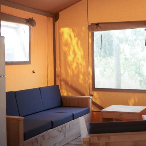 TENTE TOILE ET BOIS 6 personnes - Flétan