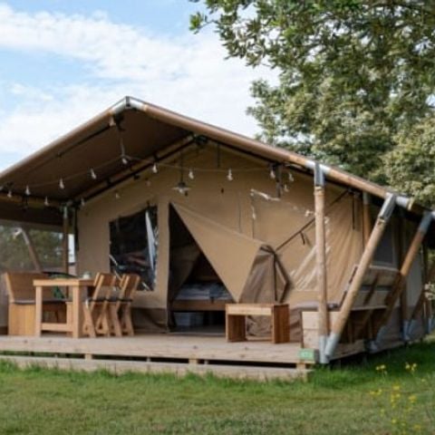 Tente en toile et en bois 5 personnes - Rouget