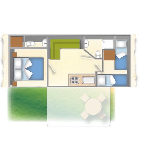 BUNGALOW 4 personnes - BAIA COMFORT