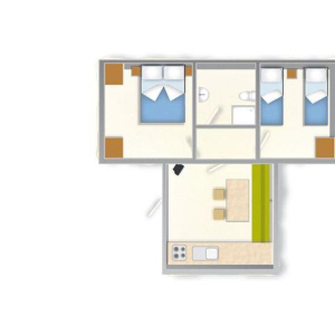 BUNGALOW 5 personnes - BAIA LUX