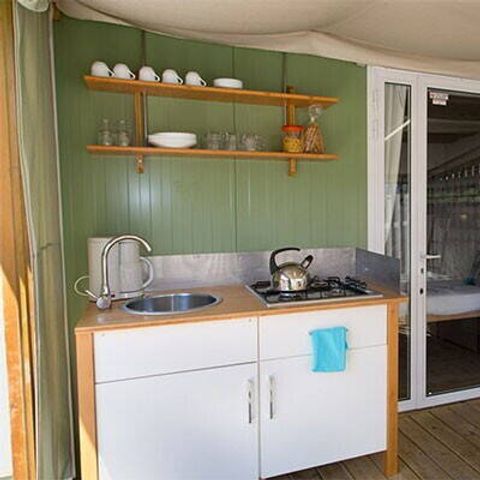 LODGE 5 personnes - Tente Lodge hybride | 2 Ch. | 4/5 Pers. | Clim.