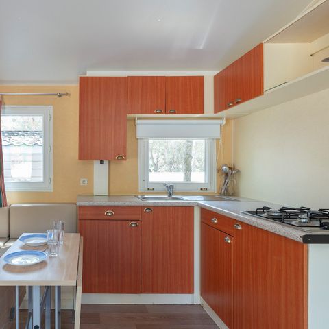 Mobilhome 6 personnes - Classic | 3 Ch. | 6 Pers. | Terrasse surélevée | Clim.