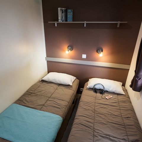 Mobilhome 6 personnes - Classic XL | 3 Ch. | 6 Pers. | Terrasse surélevée | Clim.